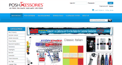 Desktop Screenshot of poshxessories.com